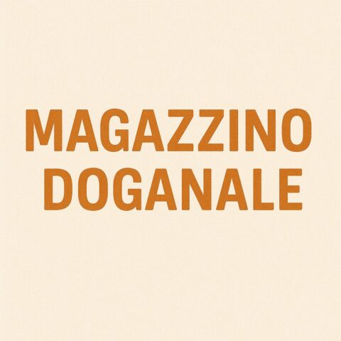 Testo grafico: "Magazzino doganale".